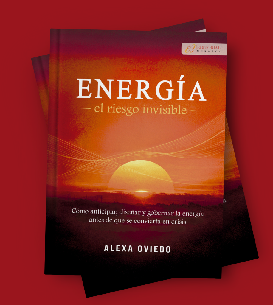 Portada del libro Energía, el riesgo invisible, de Alexa Oviedo